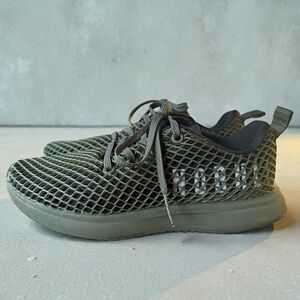 Nobull project army black mesh runner shoes 7